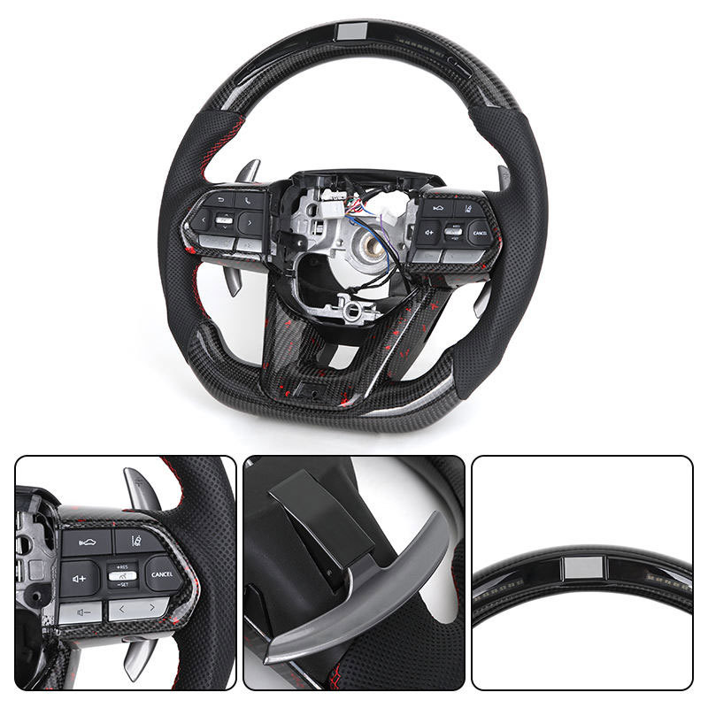 Toyota Alphard20 30 Camry Hilux Land Cruiser LC200 LC300 Prado 120 150 200 Carbon Steering Wheel