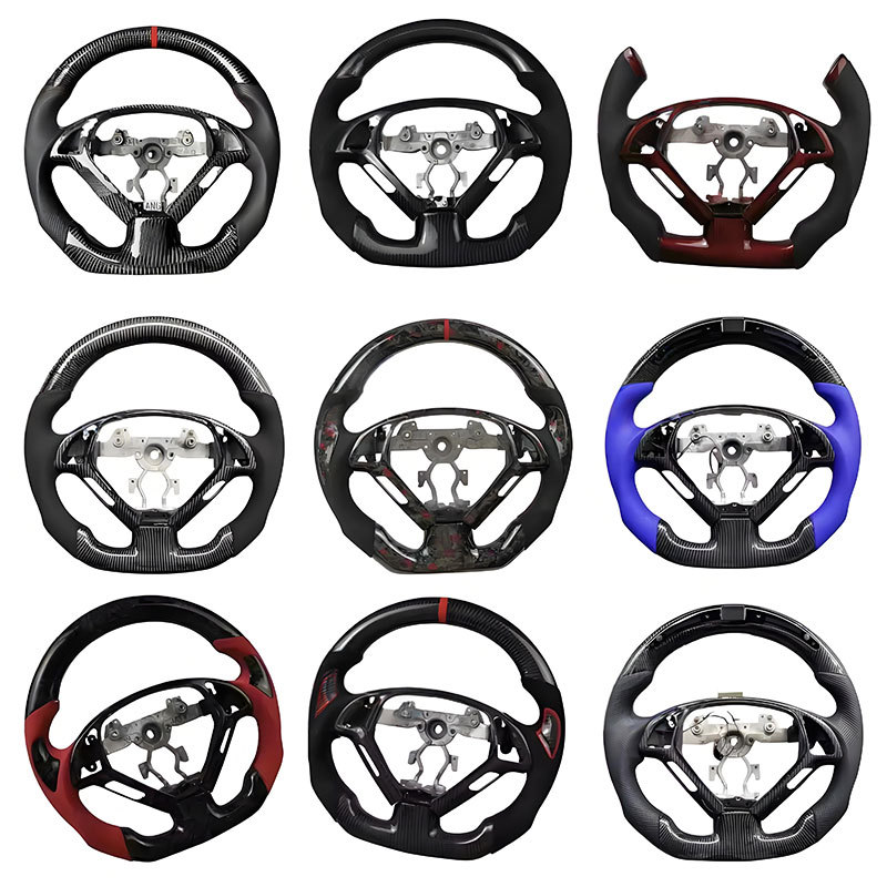 Infiniti G37 Q50 Q60 Q70 G25 G35  Carbon  Fiber Steering Wheel Alcantara