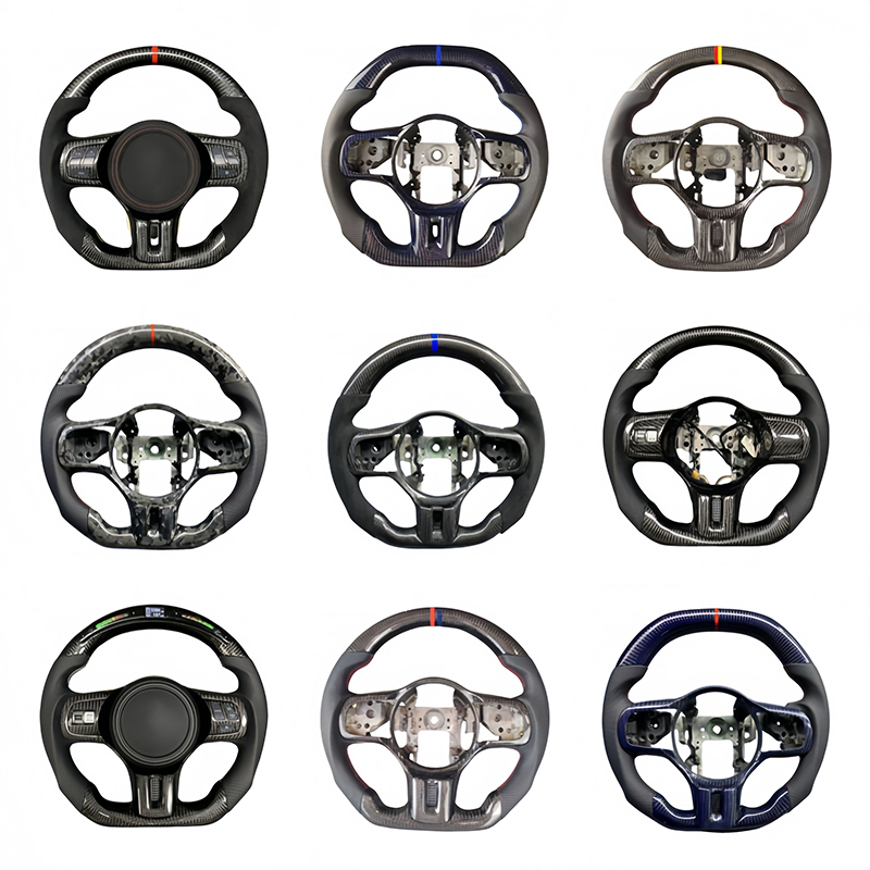 Mitsubishi Lancer Evolution X Style Carbon Fiber Steering Wheel