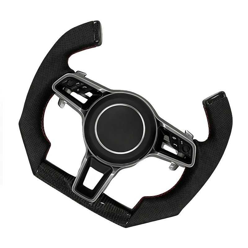 Porsche Cayenne 911 (992) Style  Customized Carbon Fiber Steering Wheel