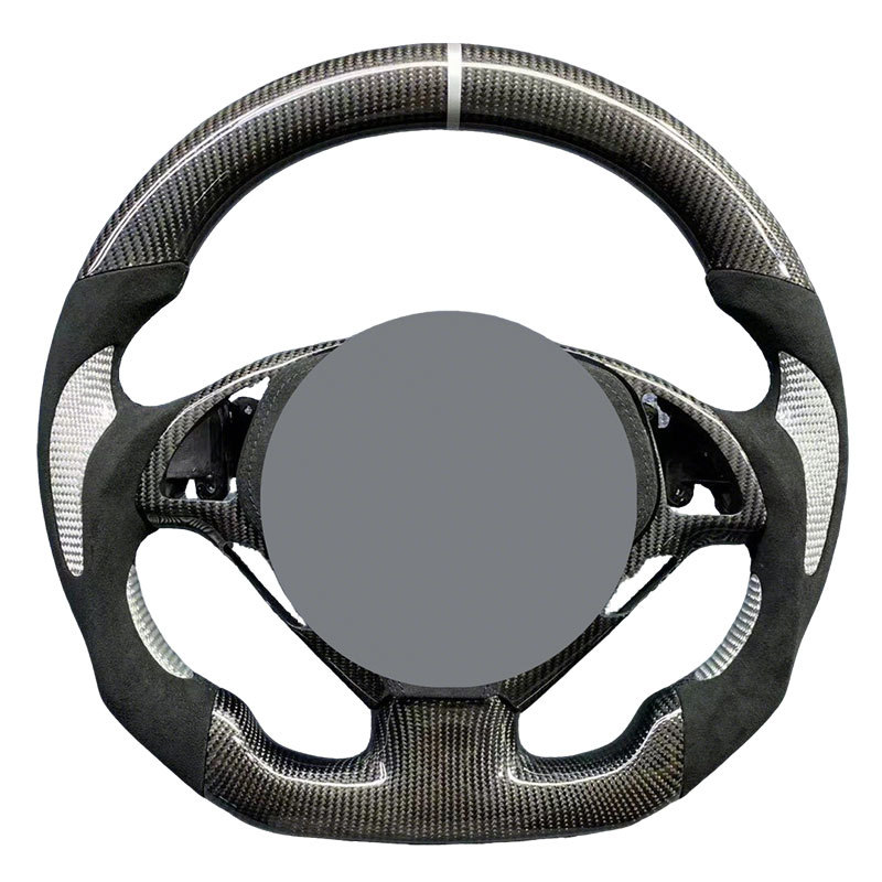 Infiniti G37 Q50 Q60 Q70 G25 G35  Carbon  Fiber Steering Wheel Alcantara