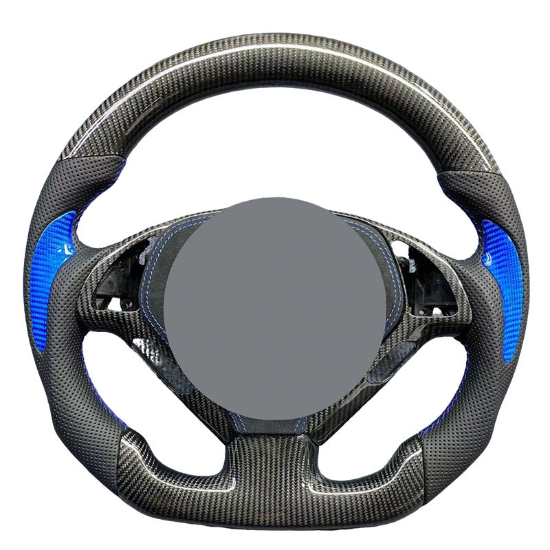 Infiniti G37 Q50 Q60 Q70 G25 G35  Carbon  Fiber Steering Wheel Alcantara