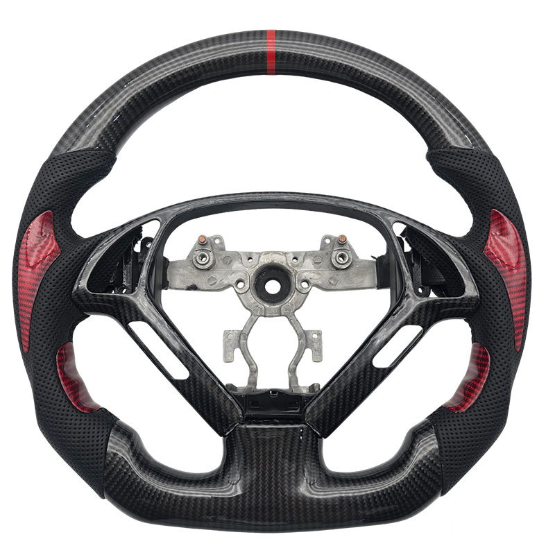 Infiniti G37 Q50 Q60 Q70 G25 G35  Carbon  Fiber Steering Wheel Alcantara