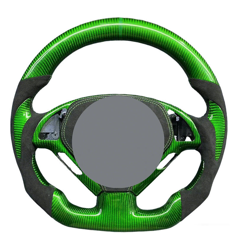 Infiniti G37 Q50 Q60 Q70 G25 G35  Carbon  Fiber Steering Wheel Alcantara