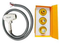 Changeable Spot Size 808nm diode laser handpiece 6-12bars