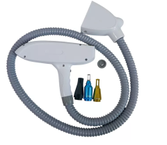 New Yag laser hand piece,1064nm+532nm+black doll, plus infrared ray, without connector