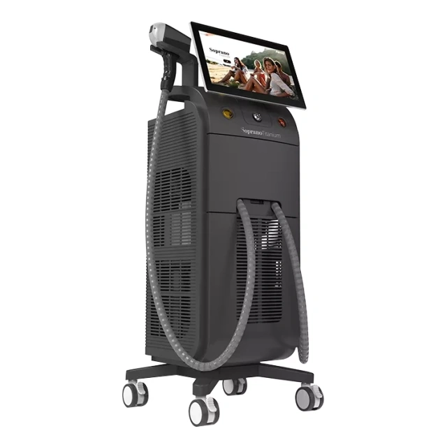 Three wavelength 808nm 755nm 1064nm diode laser machine