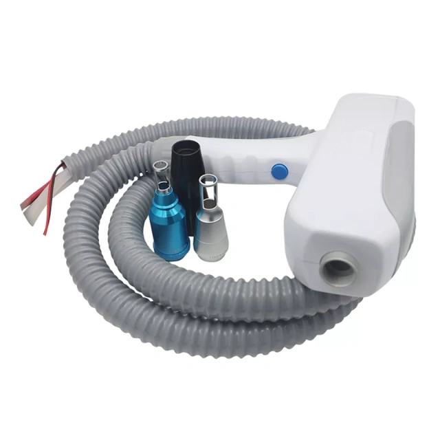 Q Switch nd yag laser handpiece with laser lens tips 1320nm 1064nm 532nm