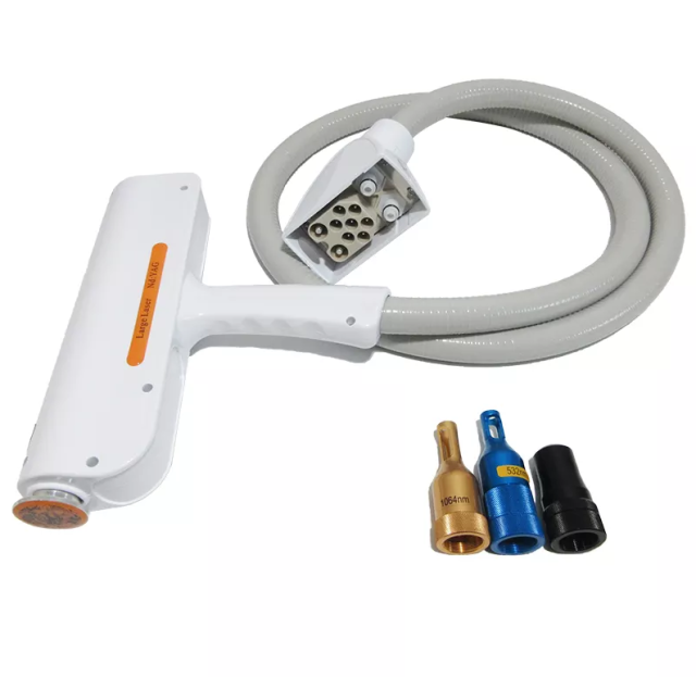 Double Crystal Rod Nd Yag Laser Handpiece/1064nm/532nm/1320nm