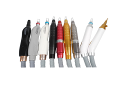 Pico laser Handpiece with four laser lens tips 1064nm 132nm 755nm 1320nm