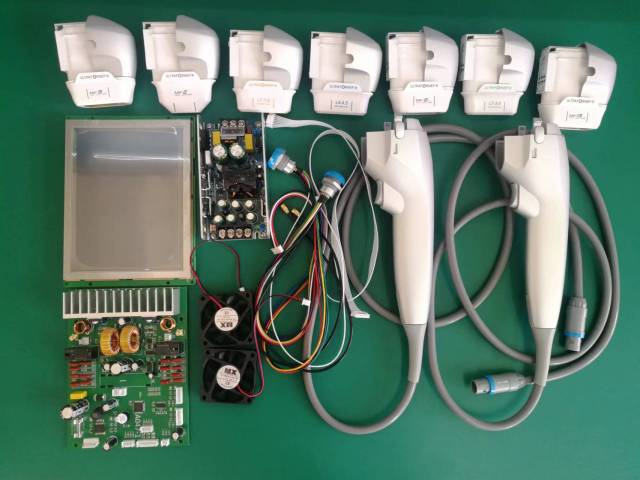 7D Hifu Kits Double Handle with 7 Hifu Cartridges