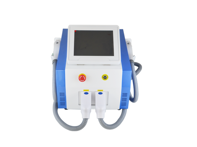 Two in one IPL SHR and nd yag laser beauty machine