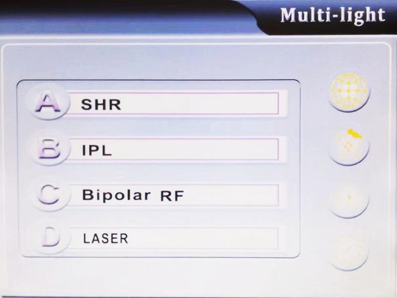 Multifunction LCD Screen Controller IPL SHR RF Laser