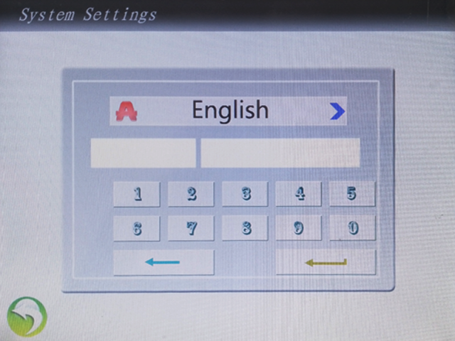 8 Inch LCD Screen Controller for 808nm diode laser and nd yag laser machine