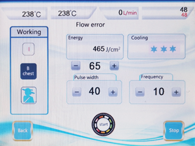 8 Inch LCD Screen Controller for 808nm diode laser and nd yag laser machine