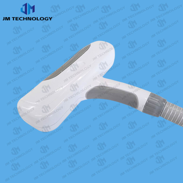 White Grey nd yag laser hand piece for q swtich nd yag laser tatoto removal machine with lens 1064nm 532nm 1320nm,Weifang JM Electronics Co., Ltd,Q swtich nd yag laser hand piece for tattoo removal laser machine