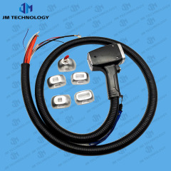 808nm 755nm 1064nm 940nm diode laser hand piece with 5 spot size tips for Aesthetic laser hair removal equipment,Weifang JM Electronics Co., Ltd,808nm 755nm 1064nm 940nm diode laser hand piece with 5 spot size tips for Aesthetic laser hair removal equipment
