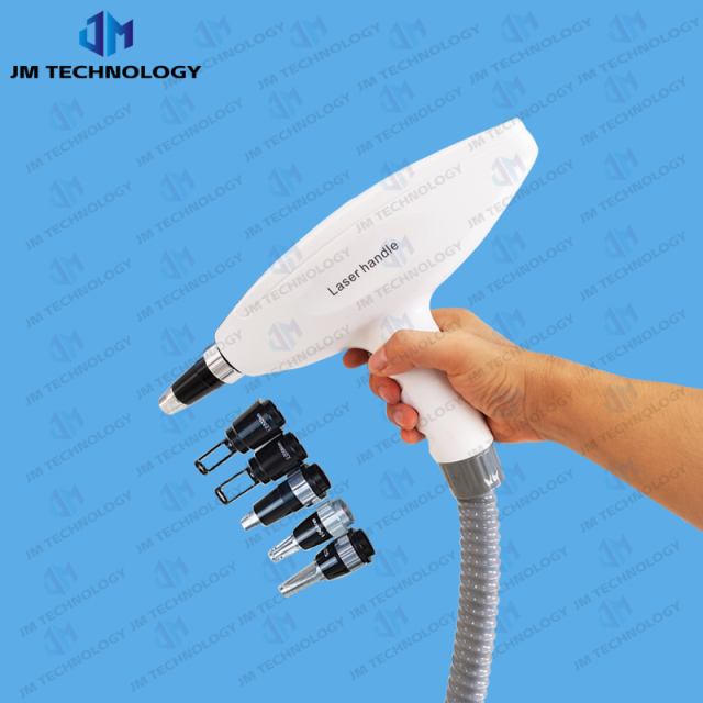 White nd yag laser hand piece for q switch nd yag laser tattoo removal machine with laser lens 1064nm 532nm 1320nm,Weifang JM Electronics Co., Ltd,White nd yag laser hand piece for q switch nd yag laser tattoo removal machine with laser lens 1064nm 532nm 1320nm