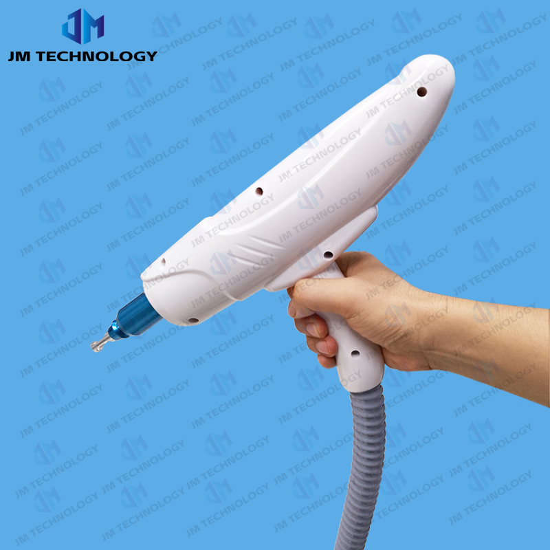 White nd yag laser hand piece for q switch nd yag laser tattoo removal machine with laser lens 1064nm 532nm 1320nm,Weifang JM Electronics Co., Ltd,White nd yag laser hand piece for q switch nd yag laser tattoo removal machine with laser lens 1064nm 532nm 1320nm