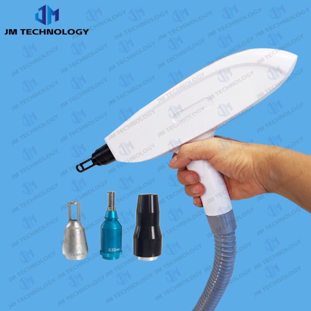White nd yag laser hand piece for q switch nd yag laser tattoo removal machine with laser lens 1064nm 532nm 1320nm,Weifang JM Electronics Co., Ltd,White nd yag laser hand piece for q switch nd yag laser tattoo removal machine with laser lens 1064nm 532nm 1320nm