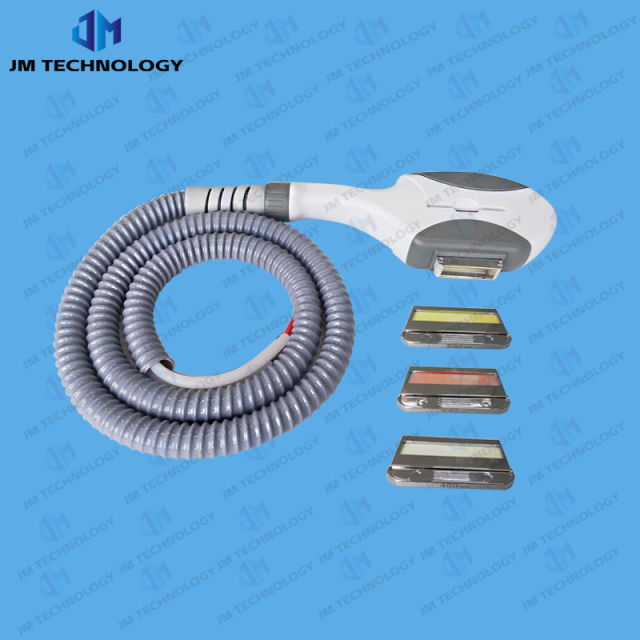 IPL SHR hand piece for hair removal skin rejuvenation with three ipl filters 480nm 530nm 640nm,Weifang JM Electronics Co., Ltd,IPL SHR hand piece for hair removal skin rejuvenation with three ipl filters 480nm 530nm 640nm