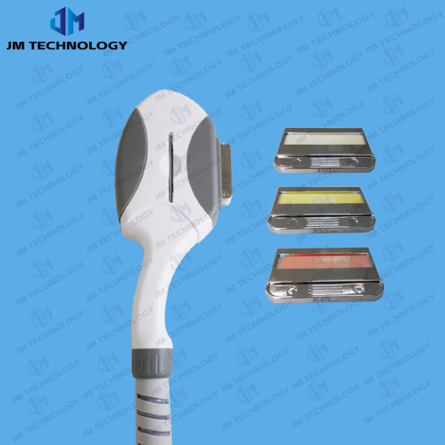 IPL SHR hand piece for hair removal skin rejuvenation with three ipl filters 480nm 530nm 640nm,Weifang JM Electronics Co., Ltd,IPL SHR hand piece for hair removal skin rejuvenation with three ipl filters 480nm 530nm 640nm