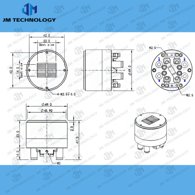1000W 20Bars 50A 40V Macro Channel Diode Laser Stack For Cosmetic 808nm 755nm 1064nm 940nm laser hair removal equipment,Weifang JM Electronics Co., Ltd,1000W 20Bars 50A 40V Macro Channel Diode Laser Stack For Cosmetic 808nm 755nm 1064nm 940nm laser hair removal equipment