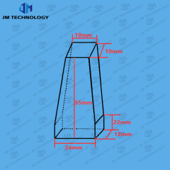H55 22*24* 12*10*10mm prism crystal for Cosmetic laser 808nm 755nm 1064nm 940nm laser hair removal equipment,Weifang JM Electronics Co., Ltd,H55 22*24* 12*10*10mm prism crystal for Cosmetic laser 808nm 755nm 1064nm 940nm laser hair removal equipment