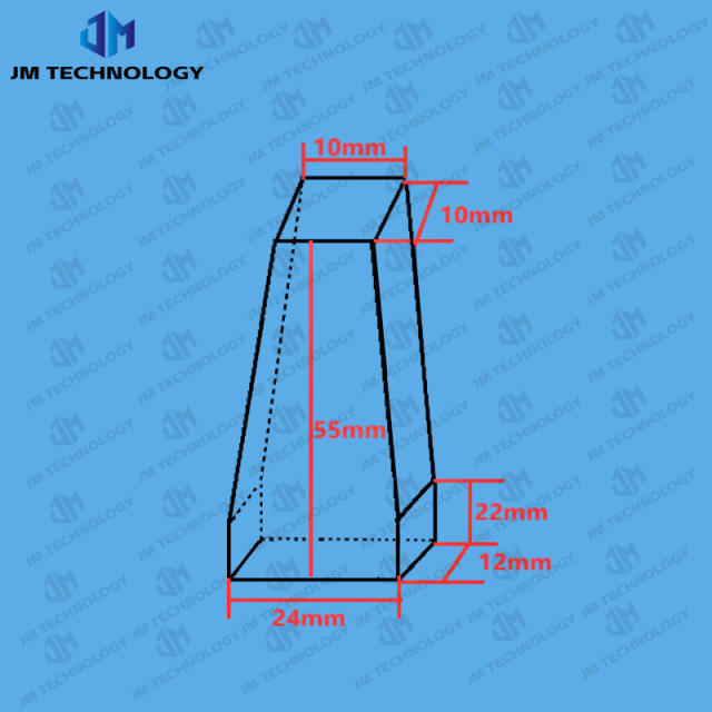 H55 22*24* 12*10*10mm prism crystal for Cosmetic laser 808nm 755nm 1064nm 940nm laser hair removal equipment,Weifang JM Electronics Co., Ltd,H55 22*24* 12*10*10mm prism crystal for Cosmetic laser 808nm 755nm 1064nm 940nm laser hair removal equipment