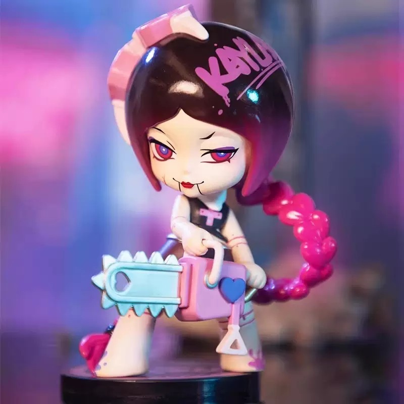 Gift for Girls' Birthday,Trendy toys Kaila X Blind Box Cool Girl Figurine Ornament,1 hidden edition toy  shows