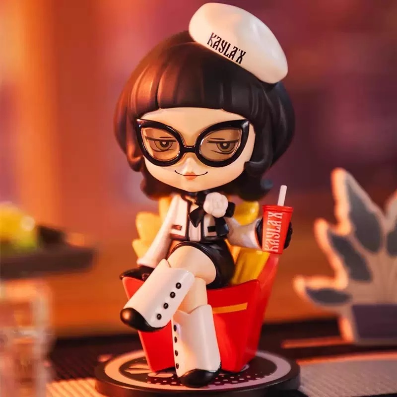 Gift for Girls' Birthday,Trendy toys Kaila X Blind Box Cool Girl Figurine Ornament,1 hidden edition toy  shows