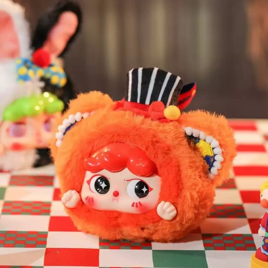 Creative Migo Circus Plush Dolls Soft Stuffed Trendy Ornaments & Collectibles for Gifts and Home Decor