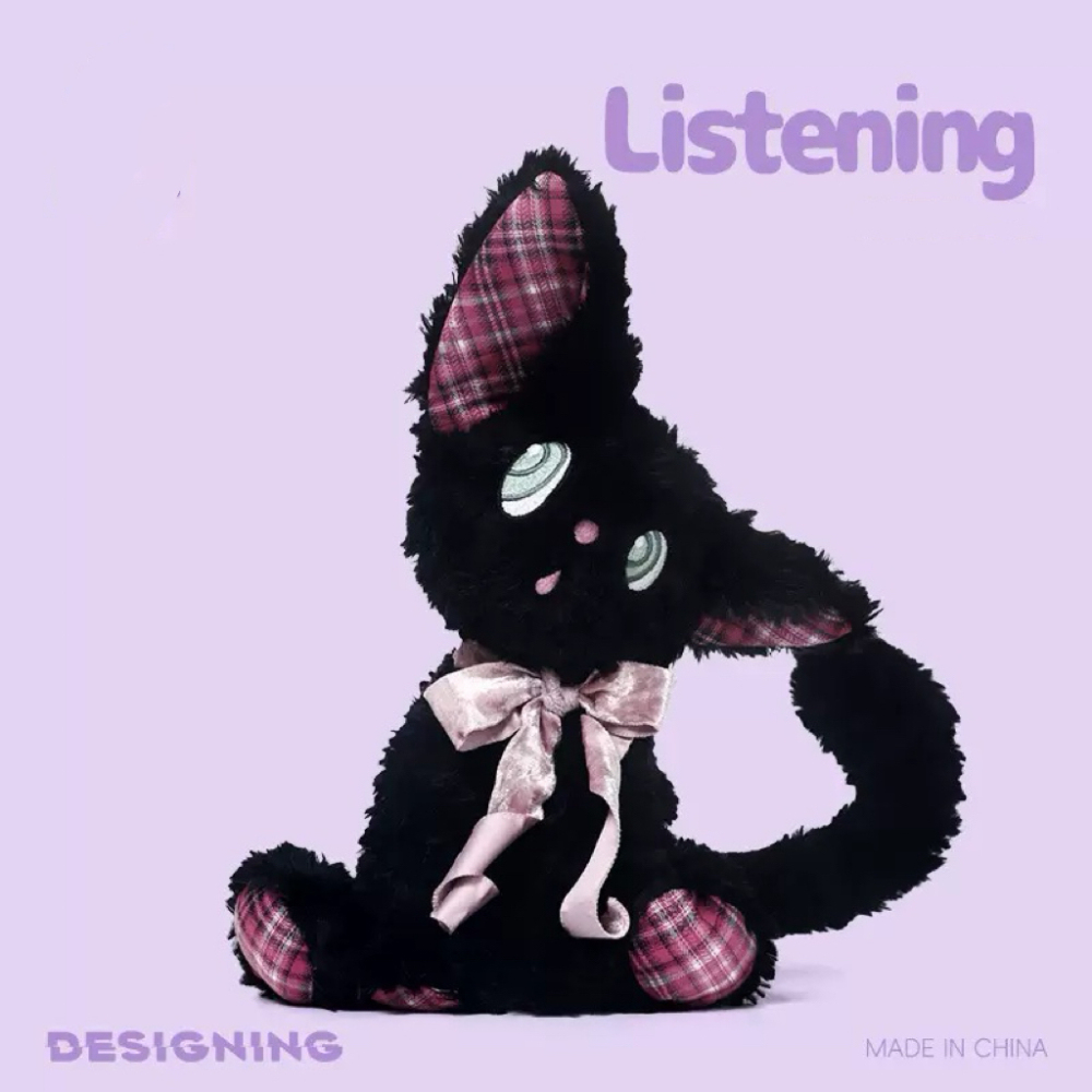 Cuddly Cat and Bunny Whisper Pillow Pal - Soft Stuffed Animal Gift for Girls