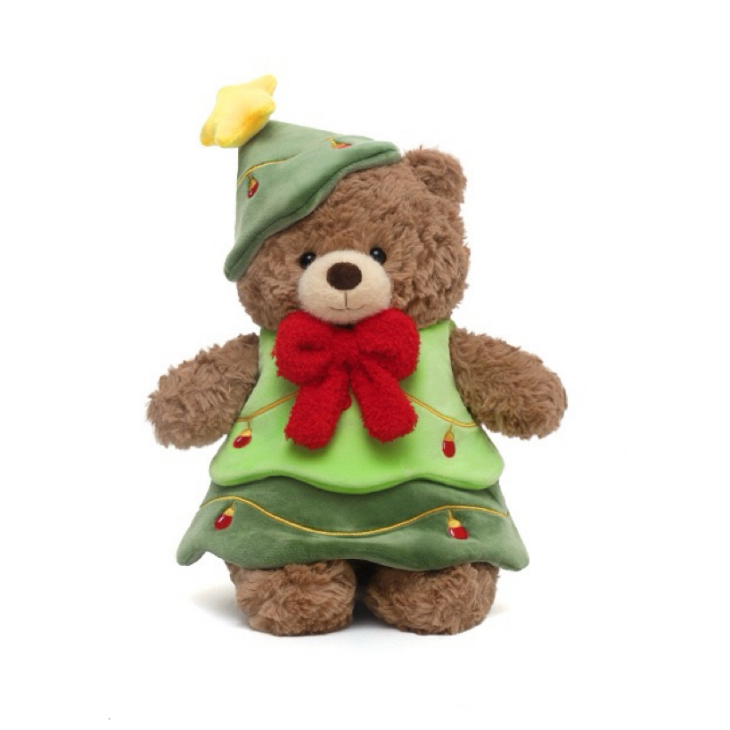 Christmas Teddy Bear Plush Toy - Adorable Stuffed Animal for Girls, Perfect Holiday & Birthday Gift