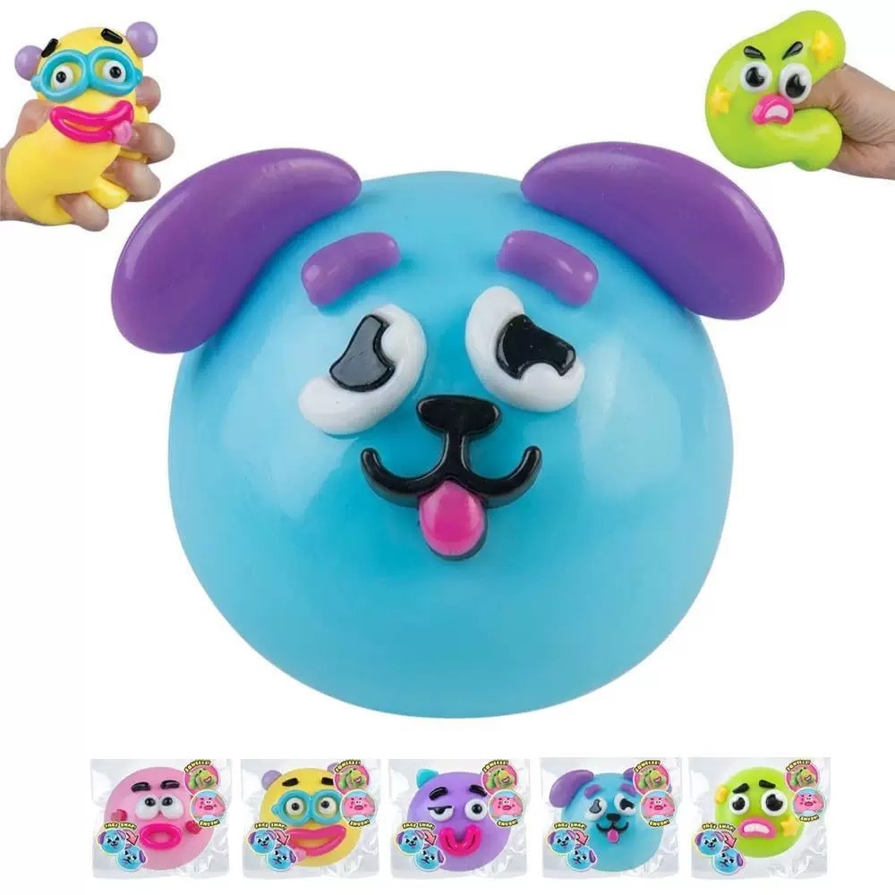 smushers face squishy  Dog Face Swap Squishy: A slow-rebound squishy toy that changes faces,  The Face-Swapping Dog Squishie Stress Relief Tool