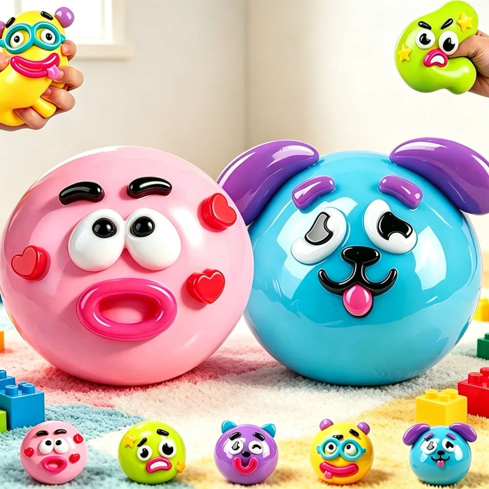 smushers face squishy  Dog Face Swap Squishy: A slow-rebound squishy toy that changes faces,  The Face-Swapping Dog Squishie Stress Relief Tool