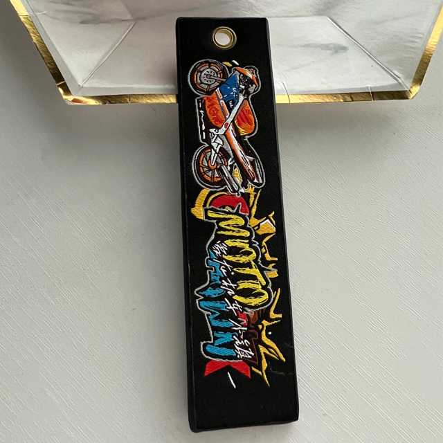 SunnySeasonPatches Custom Embroidery Keychains - Personalized Custom Patches
