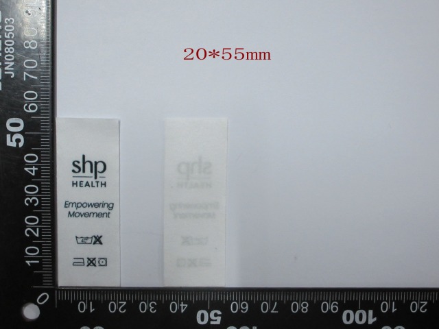 Custom Printed Care & Size Labels