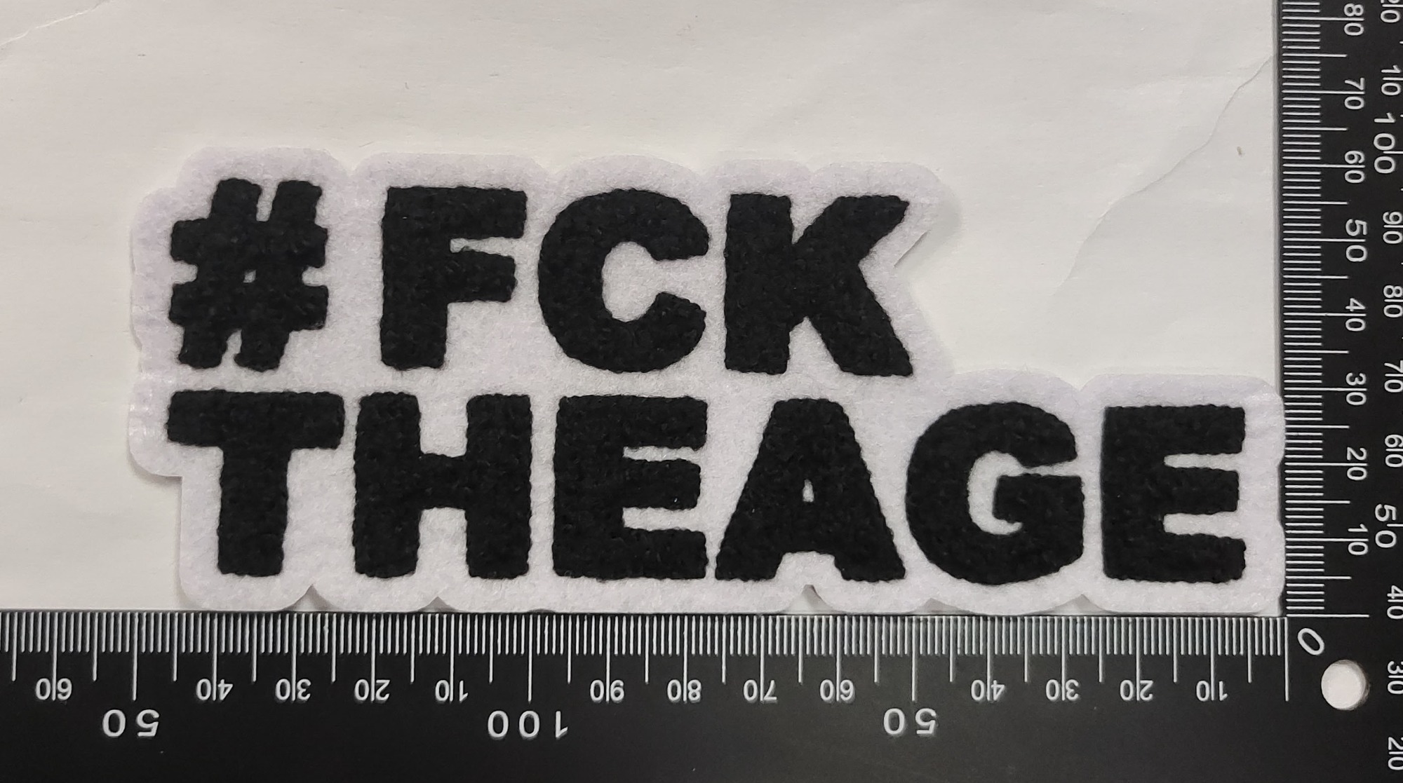 Streetwear / Statement Chenille Patches