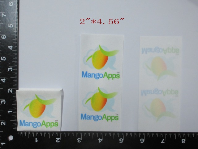 Custom MangoApps Multi-Fold Printed Label (2"*4.56" - Reference Design)
