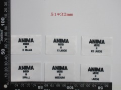 Custom Printed Care & Size Labels