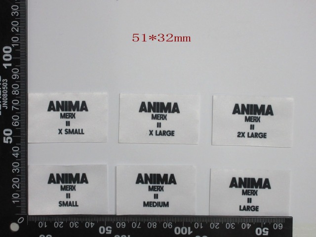 Custom Printed Care & Size Labels