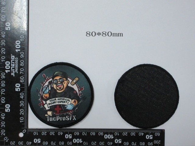 Custom Printed Fabric Patches – Round & Polygon Shapes