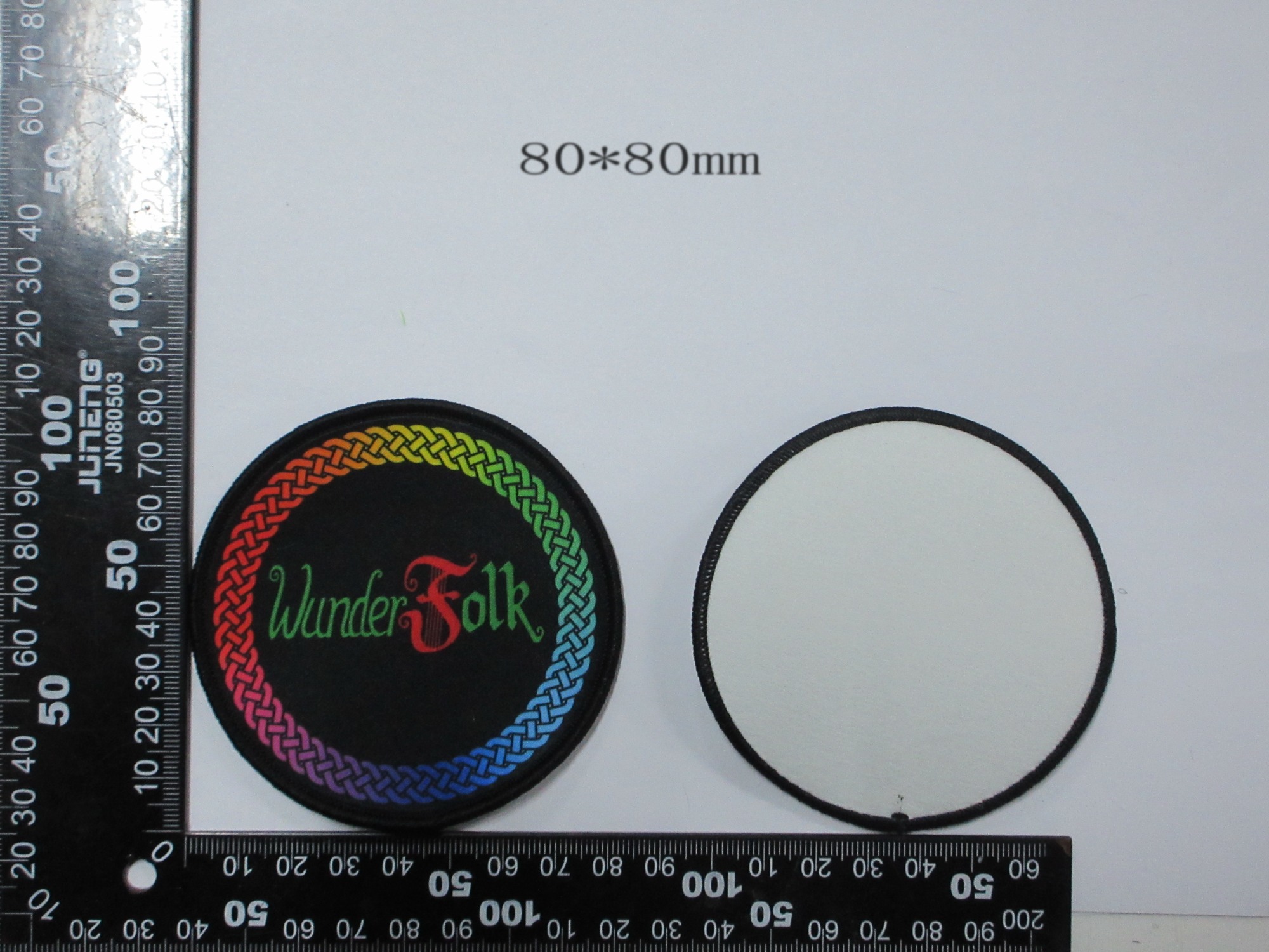 Custom Printed Fabric Patches – Round & Polygon Shapes