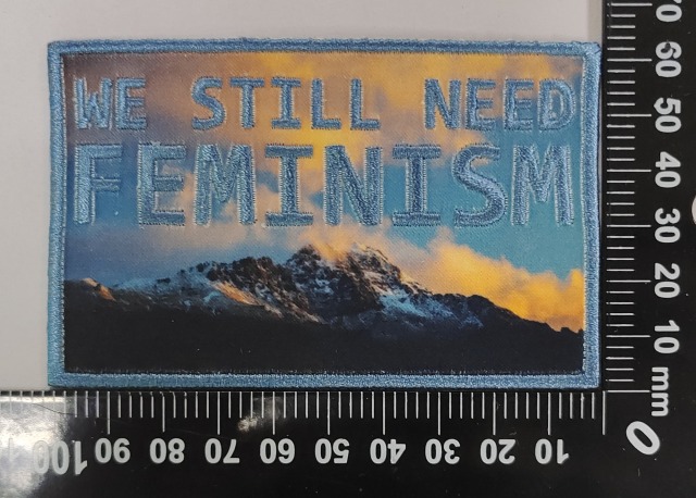 Custom Dual-Process Embroidered & Sublimation Printed Badge (Reference Sample Only)