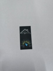 Custom Elkhart Lake Sublimation Heat-Transfer Printed Label (Polyester Twill - Reference Design)