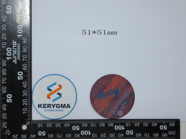 Custom Round Kerygma Internacional Woven Patch (51x51mm - Reference Design)