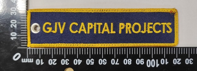Professional 3D Embroidered Keychains for Business Identity