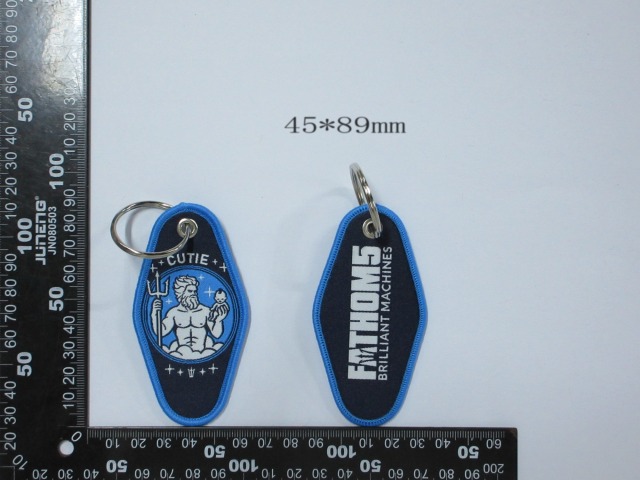 Durable Custom Woven Keychains for Event Promotion & Corporate Use