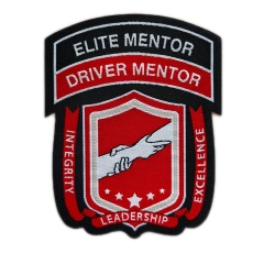 Elite Driver Mentor Recognition Woven Patch-Front Side